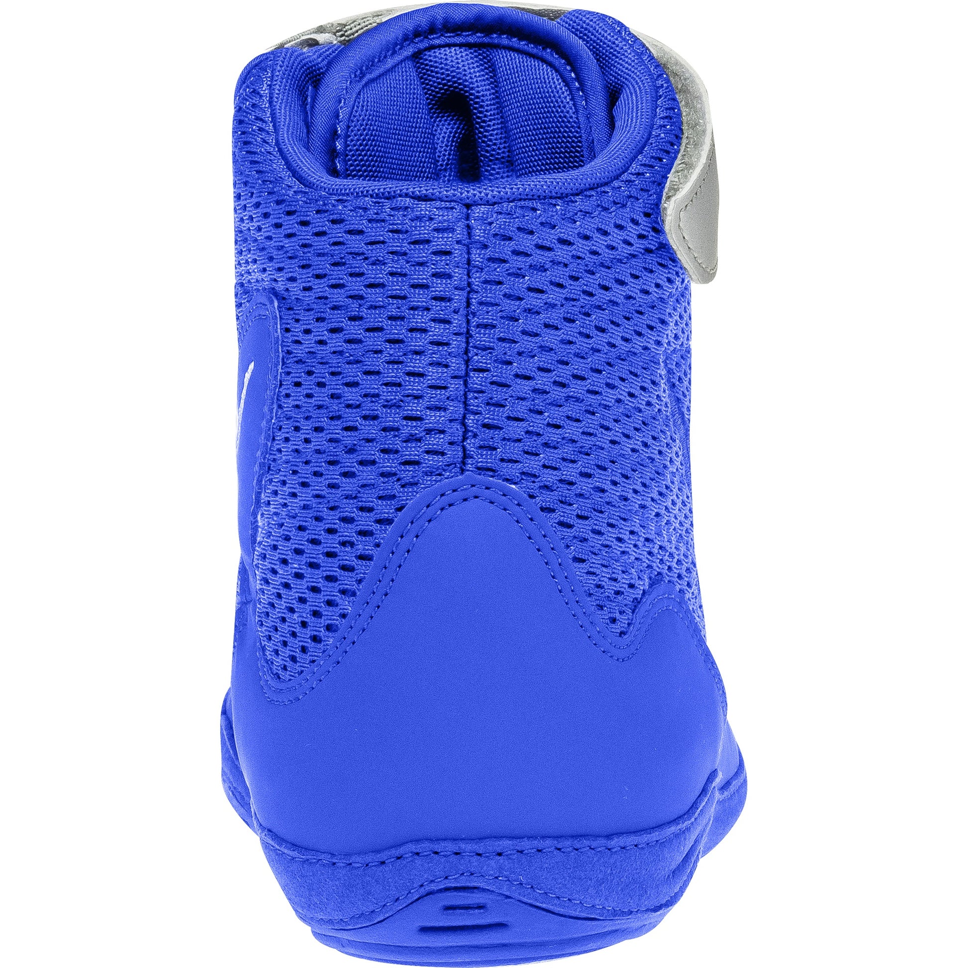 Nike Inflict 3 Wrestling Shoes in Royal and Silver back view