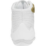 Nike Inflict 3 Wrestling Shoes in White and Gold back view