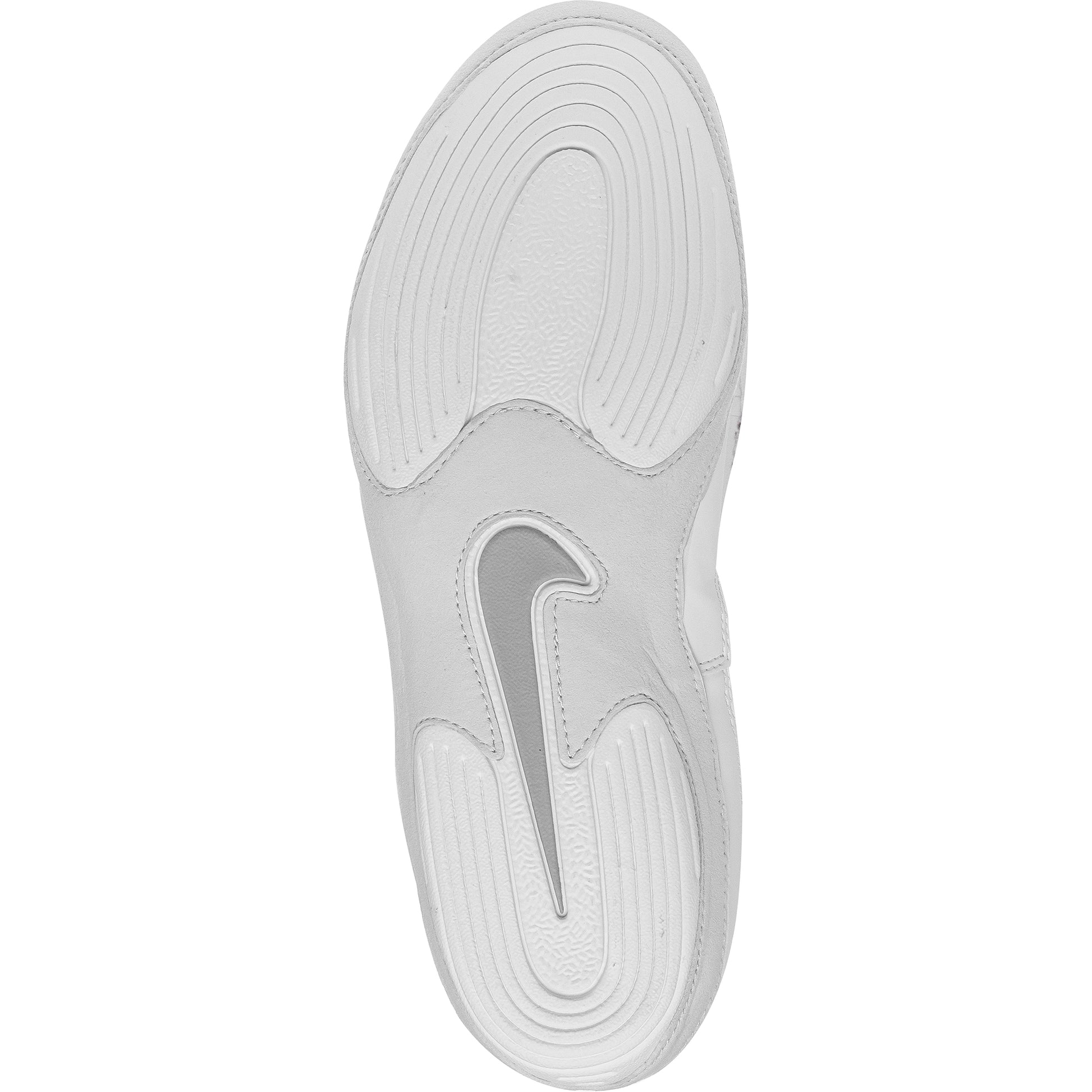 Nike Inflict 3 Wrestling Shoes in White and Gold sole view