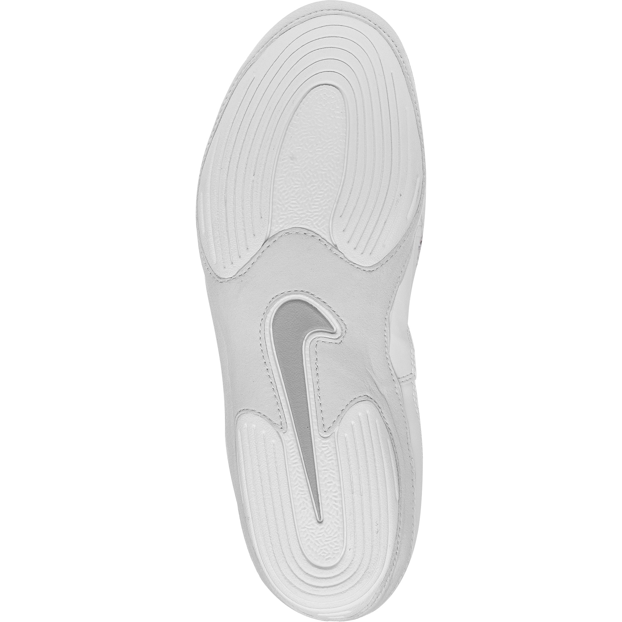 Nike Inflict 3 Wrestling Shoes in White and Gold sole view