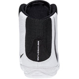 Nike Inflict 4 Wrestling Shoes in Black and White back view