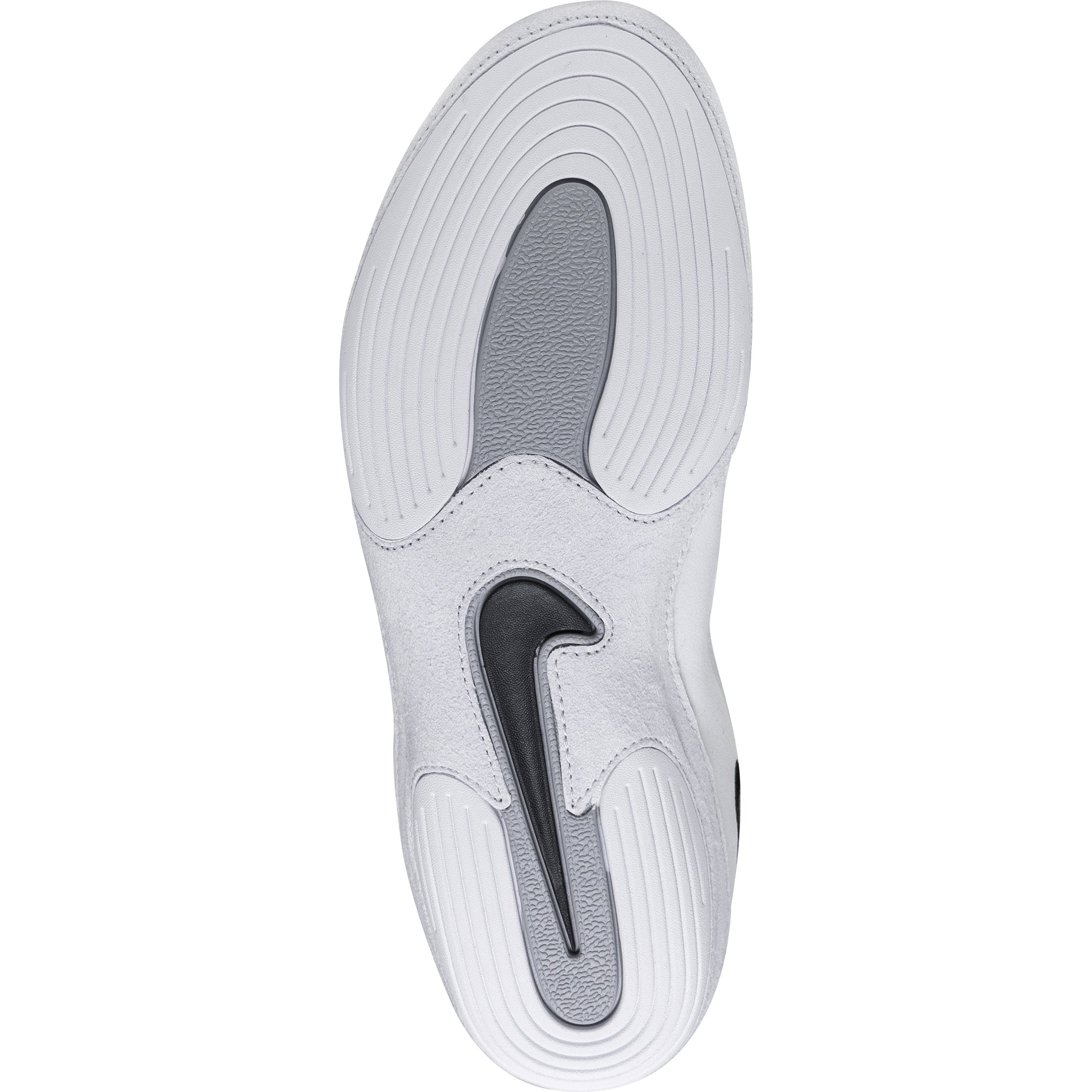 Nike Inflict 4 Wrestling Shoes in Black and White sole view