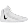 Nike Inflict 4 Wrestling Shoes in White and Black side view