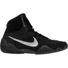 Nike Tawa Wrestling Shoes in Black and Silver side view