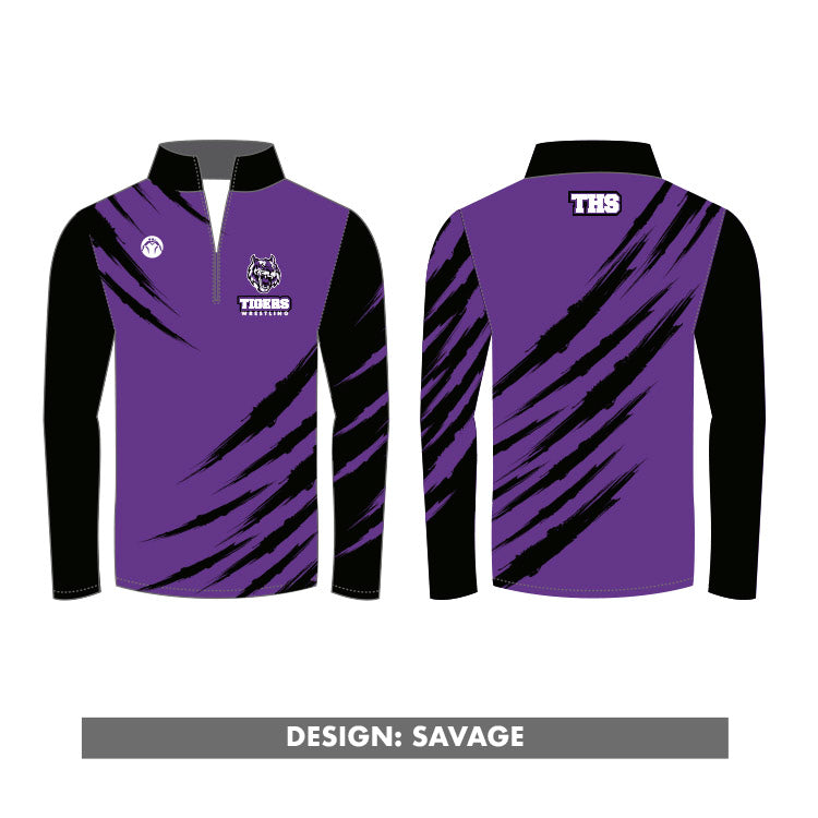 Wrestling 1/4 Zip Jacket | Custom Wrestling Warm-ups – WrestlingMart