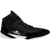 ScrapLife Ascend One Wrestling Shoes in Black and White side view
