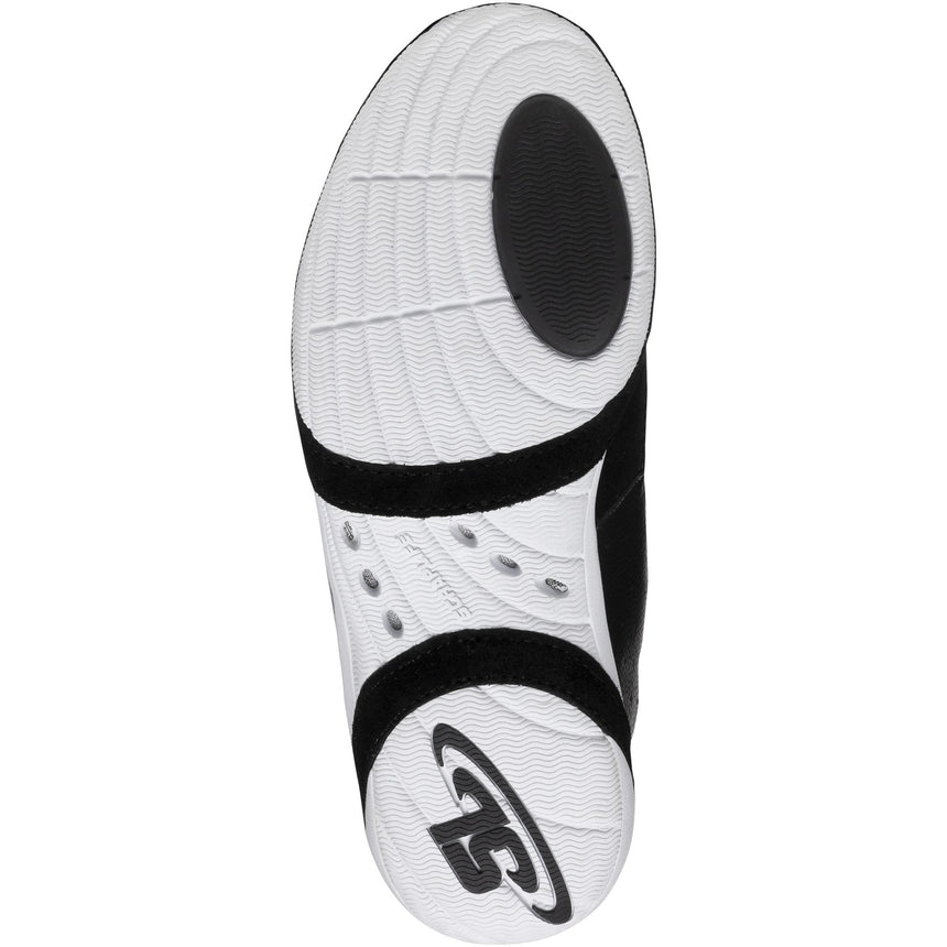 ScrapLife Ascend One Wrestling Shoes in Black and White sole view