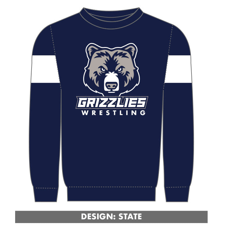 WrestlingMart Custom Crew Wrestling Sweatshirt