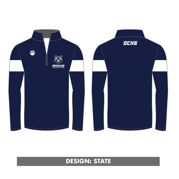 WrestlingMart Custom 1/4 Zip Wrestling Jacket