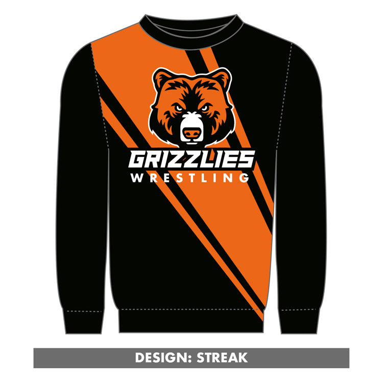 WrestlingMart Custom Crew Wrestling Sweatshirt