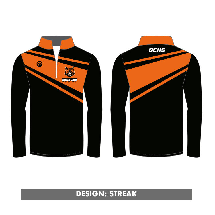 Wrestling 1/4 Zip Jacket | Custom Wrestling Warm-ups – WrestlingMart